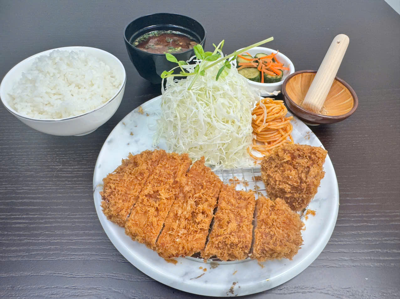 エビフライ定食